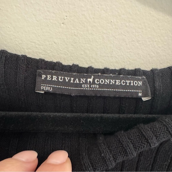 Peruvian Connection Ribbed Boatneck Top - Picture 3 of 5